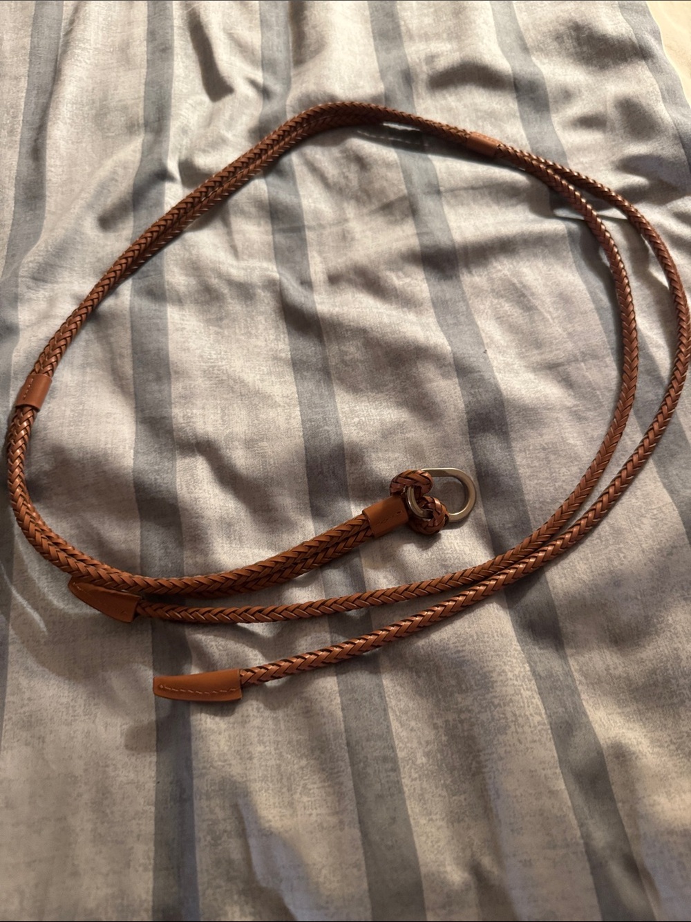 Brown Braided Belt